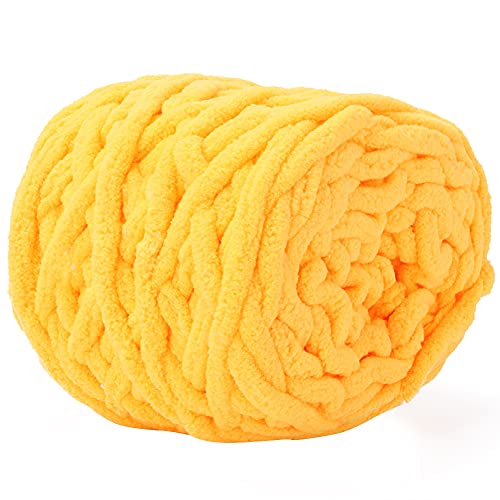 Klobiges Garn, Deckengarn Einzelne Dicke Terylen -Eisstreifen Weiche Plüsch -Strickgarn -Garngarn Zum Handstricken für Kissen, Haustierbett, Wohnungsbaudekoration (#12) von Naroote