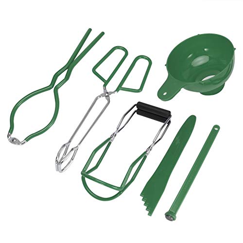 Konserven -Kit, Konserven -Jar -Lifter 6pcs Nicht -Slip -Food -Zangen Magnetlid -Deckel Lifter mit Weicher Grip -Konservenzange für Lebensmittellager und Essgewohnheiten (Rot) (GREEN) von Naroote