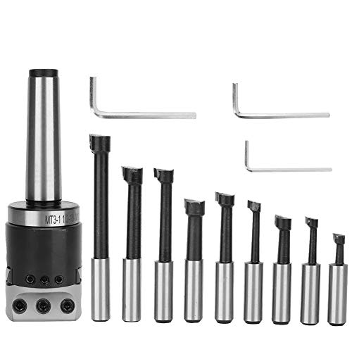 Naroote Bohrerbange, Langweiliger Kopf Hoher Härte Kohlenstoffstahl F1 Bohrung Kopf 1-1/2-18Unf Schwanzgewinde M12 Mt3 Schaftschwanz-Gewinde Bohrmaschine Bohradapter Mt3 Bohrung Werkzeug F1 M12 Naroote Bohrerbange, Langweiliger Kopf Hoher Härte Kohlenstoffstahl F1 Bohrung Kopf 1-1/2-18Unf Schwanzgewinde M12 Mt3 Schaftschwanz-Gewinde Bohrmaschine Bohradapter Mt3 Bohrung Werkzeug F1 M12 von Naroote