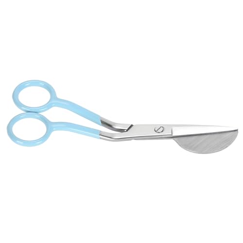 Naroote Buckbill Applique Scissors, 6 -Zoll -Plastikmango und Stickschere, um Kleidungskleidung zu Schneiden (Seeblau) von Naroote