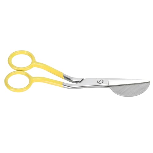 Naroote Buckbill Applique Scissors, 6 -Zoll -Plastikmango und Stickschere, um Kleidungskleidung zu Schneiden (YELLOW) von Naroote