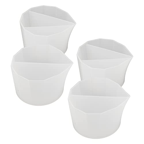Naroote DIY Split Cups, Künstlerisch Farbenfrohes Gemälde Bent Design Creation Multi -entlegerte Geteilte Tassen Silikon für Erwachsene für die Schule von Naroote