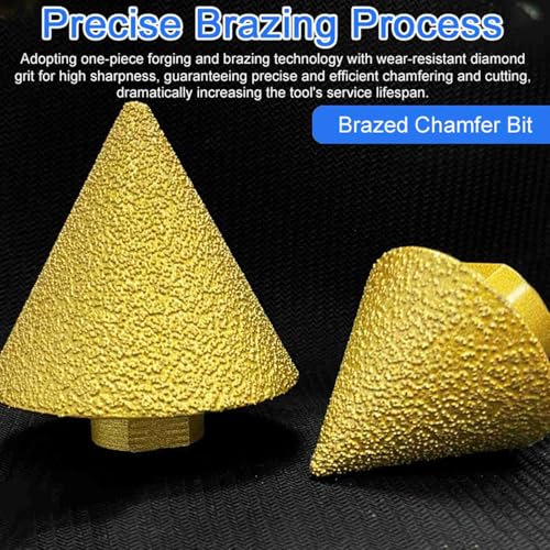 Naroote Diamantkippbohrer, Diamantbohrer Bit für Porzellanfliesen -Diamant -Bremsbit Gebrauch mit Winkelschleifen und Handbohrungen Fliesenbohrbits Keramik Diamant Zum Abkammern, (38 mm M10 Schurke Naroote Diamantkippbohrer, Diamantbohrer Bit für Porzellanfliesen -Diamant -Bremsbit Gebrauch mit Winkelschleifen und Handbohrungen Fliesenbohrbits Keramik Diamant Zum Abkammern, (38 mm M10 Schurke von Naroote