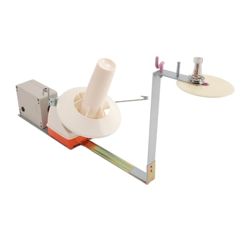 Naroote Elektrischer Garnwickler, 100–240 V, Effizienter Elektrischer Wollwickler, Robust, Einstellbare Geschwindigkeit für Anfänger (EU-Stecker) von Naroote