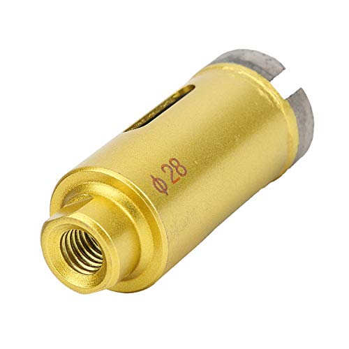 Naroote Fliesenlochsäge, Kernbohrer Bit -Diamantbohrer Bit Winkel Loch Sägewerkzeug Diamantbohrer für Porzellan, Keramik, Granitbohrer 25 Mm/28 Mm (Gesinterter Winkelschleifer-Lochöffner 28 mm) von Naroote