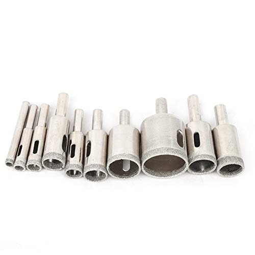 Naroote Lochsäge Kit, Lochsäge Bohrbit 10 Pcs 6 Bis 30 Mm Kernloch Säge Diamantbeschichteter Marbel Bohrer Bitöffner Diamant -Bohrer für Keramikfliesen Porzellan Marmor Granitsteinflaschen Naroote Lochsäge Kit, Lochsäge Bohrbit 10 Pcs 6 Bis 30 Mm Kernloch Säge Diamantbeschichteter Marbel Bohrer Bitöffner Diamant -Bohrer für Keramikfliesen Porzellan Marmor Granitsteinflaschen von Naroote