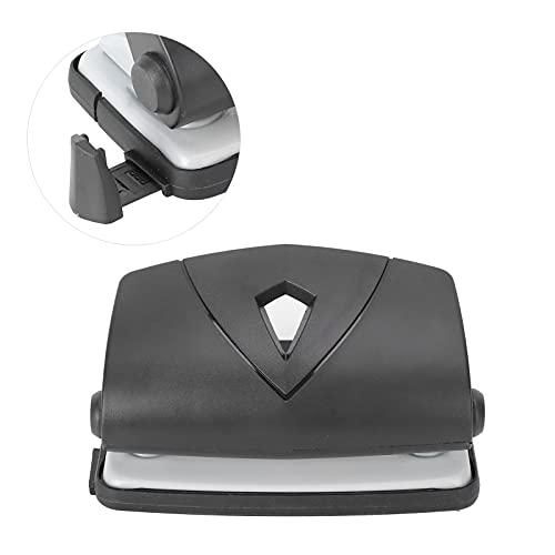 Naroote Lochstempel, Papierloch -Punch -Kunststoff Einstellbarer Positionierungsstanzmaschin (BLACK) von Naroote
