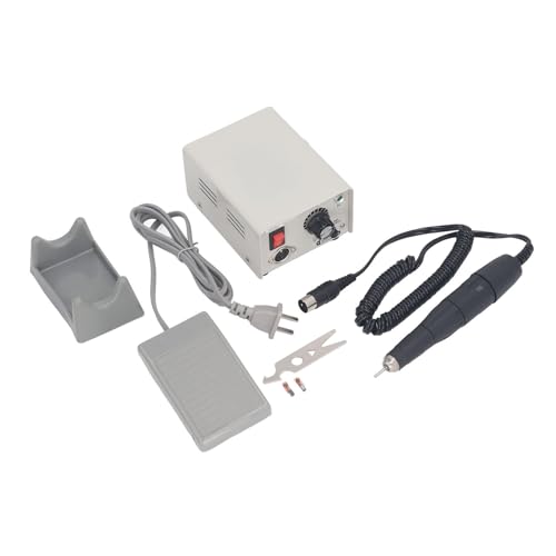 Naroote Mikromotor -Poliermaschine, Niedrig Rauschschrittlose Variable Geschwindigkeit Hoher Genauigkeit Elektrischer Politur für Glasprodukte Holzschnitzereien (EU -Stecker 220 V) von Naroote