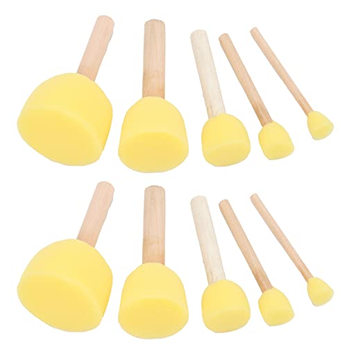 Naroote Pinselbürsten, Schwamm Pinsel Pinsel - -Lackierschwamm Paint Tools Schablonen Zum Malen von Handwerkszeichnungen Naroote Pinselbürsten, Schwamm Pinsel Pinsel - -Lackierschwamm Paint Tools Schablonen Zum Malen von Handwerkszeichnungen von Naroote
