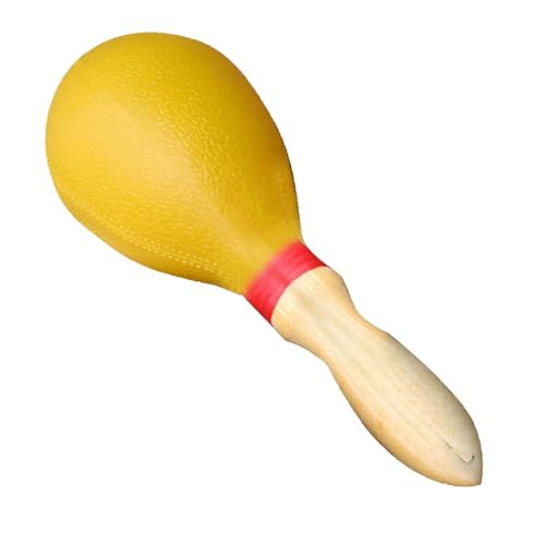 Naroote Rumba Shaker, Maracas Party Bevorzugt das Spielzeug, das für Kleine Kinder in Unterhaltung Einfach zu Spielen Ist (YELLOW) von Naroote