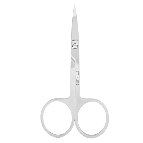 Naroote Schnurrbartschere, Nasenhaarschere Edelstahl Augenbrauen -Trimmschere Professionelle Schönheitsschere für Haare Schneiden Augenbrauenschere für Zuhause und Reisen Gebrauch Naroote Schnurrbartschere, Nasenhaarschere Edelstahl Augenbrauen -Trimmschere Professionelle Schönheitsschere für Haare Schneiden Augenbrauenschere für Zuhause und Reisen Gebrauch von Naroote