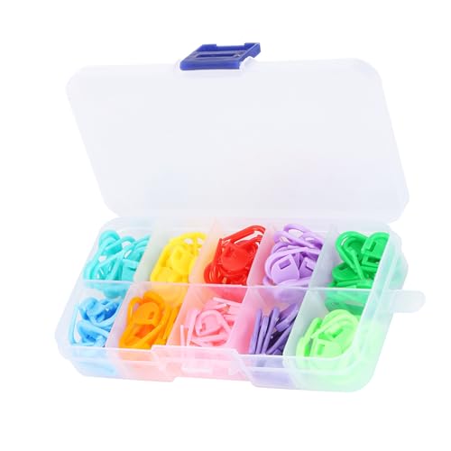 Naroote Stichmarkierungen, Strickstichmarkierungen 100pcs Strickstich -Marker -Zähler Häkelrocknadelclip mit Aufbewahrungskoffer 10 Farben Häkelmarkierungen Zum Stricken Zum Stricken Häkeln Naroote Stichmarkierungen, Strickstichmarkierungen 100pcs Strickstich -Marker -Zähler Häkelrocknadelclip mit Aufbewahrungskoffer 10 Farben Häkelmarkierungen Zum Stricken Zum Stricken Häkeln von Naroote