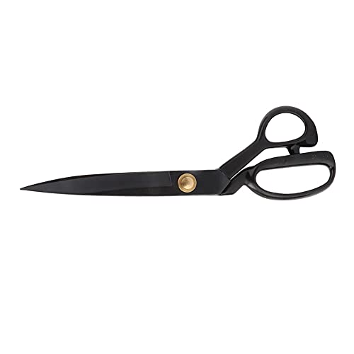 Naroote Stoffschere, Handwerkschere Verstellbare Nähschere Retro Schwarzstahl Kleidung Leder Handwerk Schneiderschere Nähzubehör Nähen Schere für Stoffschnitte Quilt (HC-11-Größe) von Naroote