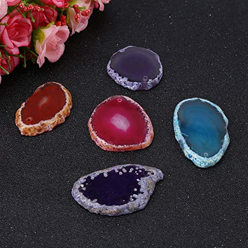 Natürliche Dekoration liefert Achatscheiben Geode, Mehrzweck für Dekoration Frauen DIY für Handwerk von Naroote