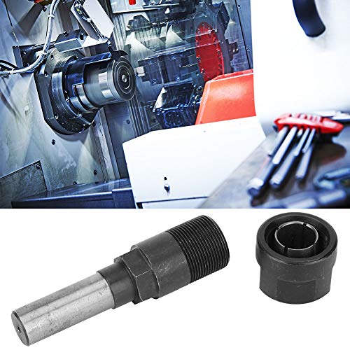 Router Bithalter, Router Collet Adapter Router Collet Extension Shank Router Bits Collet Spacer Sleeve/Shaft Extender Router Collet Extender für Trimmer -Gravurmaschinenfräsen Cutter (1/4 (8 mm (1/2 von Naroote