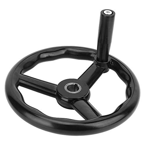 Rundes Handrad, Bakelit-3-Speichen-Drehhandrad mit Drehgriff, 250 X 22 Mm, 10 X 0,87 Zoll Bakelit-Werkzeugmaschinenhandrad für Alle Arten von Werkzeugmaschinen Rundes Handrad, Bakelit-3-Speichen-Drehhandrad mit Drehgriff, 250 X 22 Mm, 10 X 0,87 Zoll Bakelit-Werkzeugmaschinenhandrad für Alle Arten von Werkzeugmaschinen von Naroote