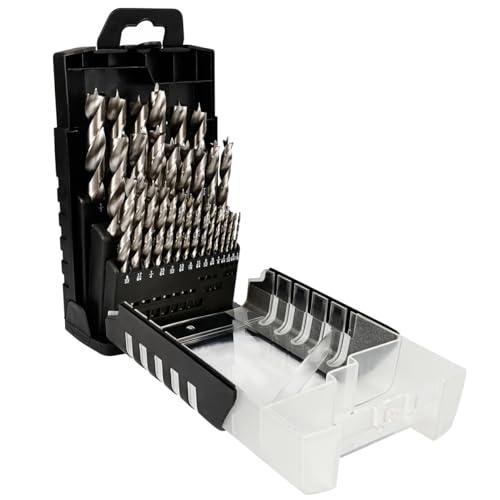 Narwhal Brad Point Holzbohrer-Set (29 Stück mit Aufbewahrungskoffer) Tischlerqualität – Bohren Sie splitterfrei, perfekte runde Löcher in allen Holzarten von Narwhal