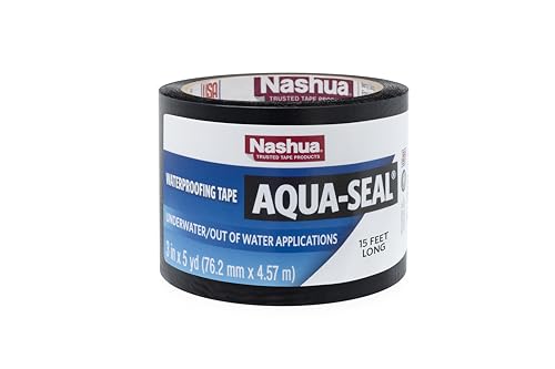 Aqua-Seal Klebeband, 0,9 cm x 1,5 m, Schwarz von Nashua
