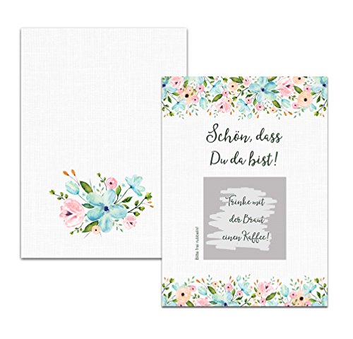 50 Rubbelkarten"Weiße Hochzeit!", Hochzeit Spiel, Gastgeschenk Hochzeit… von Nastami