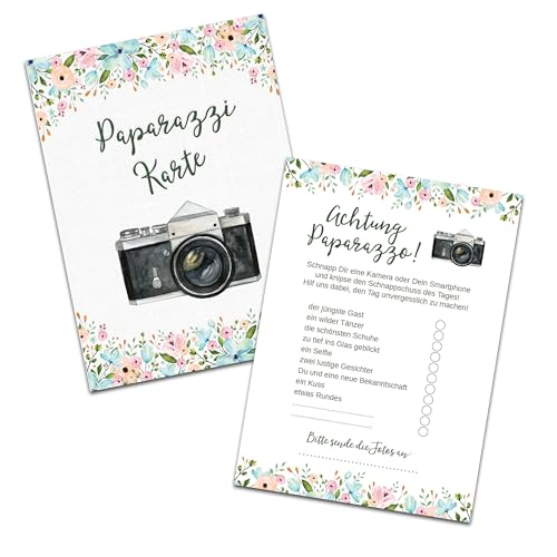 Nastami 50 Karten Fotospiel Hochzeit Fotosafari Postkartenspiel Hochzeit Gastgeschenk Hochzeitsgäste (Weiße Hochzeit) von Nastami