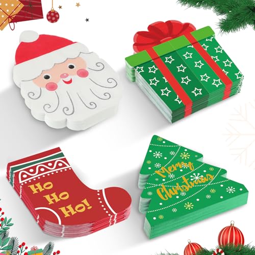 NatNarr 100 Pcs Christmas Paper Napkins, 3-Ply Funny Christmas Cocktail Napkins Disposable Santa Xmas Tree Holiday Napkins Dessert Napkins Christmas Cute Napkins for Xmas Winter New Year NatNarr 100 Pcs Christmas Paper Napkins, 3-Ply Funny Christmas Cocktail Napkins Disposable Santa Xmas Tree Holiday Napkins Dessert Napkins Christmas Cute Napkins for Xmas Winter New Year von NatNarr