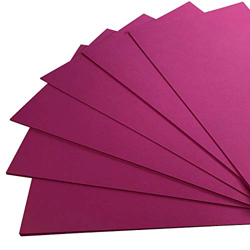 A5 Pink Karten Papier Drucker - 160 g/m2 40 Blatt - Pinke Bastelkarte - geeignet für Basteln, Drucken, Kopieren, Fotokopieren von NatNip Card and Paper