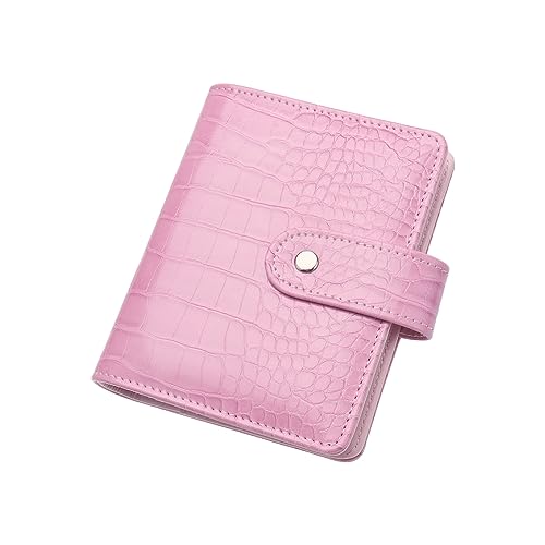 A7-Ordner, Brieftasche, Geldumschläge, PU-Leder, Budget-Ordner, Krokodilmuster, Notizbuchhülle, 6 Ringe, lose Blätter, Ordner mit Druckknopf für Organizer, Reisetagebuch, Rosa A7-Ordner, Brieftasche, Geldumschläge, PU-Leder, Budget-Ordner, Krokodilmuster, Notizbuchhülle, 6 Ringe, lose Blätter, Ordner mit Druckknopf für Organizer, Reisetagebuch, Rosa von NatSumeBasics