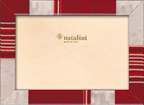 NATALINI, Croma Rossa 10X 15 cm, Bilderrahmen mit Unterstützung für Tisch, Holz, Rot, äußere Ausmaß 13 X 18 X 1,5 cm NATALINI, Croma Rossa 10X 15 cm, Bilderrahmen mit Unterstützung für Tisch, Holz, Rot, äußere Ausmaß 13 X 18 X 1,5 cm von Natalini