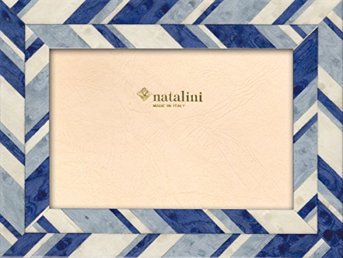 NATALINI, J-Louis Azzurra 13X 18 cm, Bilderrahmen mit Unterstützung für Tisch, Holz, Hell-blau, äußere Ausmaß 18 X 23 X 1,5 cm NATALINI, J-Louis Azzurra 13X 18 cm, Bilderrahmen mit Unterstützung für Tisch, Holz, Hell-blau, äußere Ausmaß 18 X 23 X 1,5 cm von Natalini