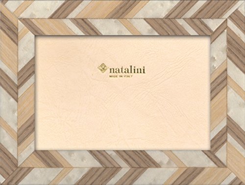 NATALINI, J-Louis Crema 13X 18 cm, Bilderrahmen mit Unterstützung für Tisch, Holz, Beige, äußere Ausmaß 18 X 23 X 1,5 cm NATALINI, J-Louis Crema 13X 18 cm, Bilderrahmen mit Unterstützung für Tisch, Holz, Beige, äußere Ausmaß 18 X 23 X 1,5 cm von Natalini