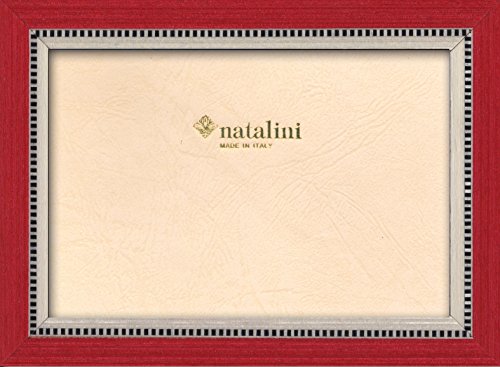 NATALINI, MIKY Rosso 10X 15 cm, Bilderrahmen mit Unterstützung für Tisch, Holz, Rot, äußere Ausmaß 13 X 18 X 1,5 cm NATALINI, MIKY Rosso 10X 15 cm, Bilderrahmen mit Unterstützung für Tisch, Holz, Rot, äußere Ausmaß 13 X 18 X 1,5 cm von Natalini