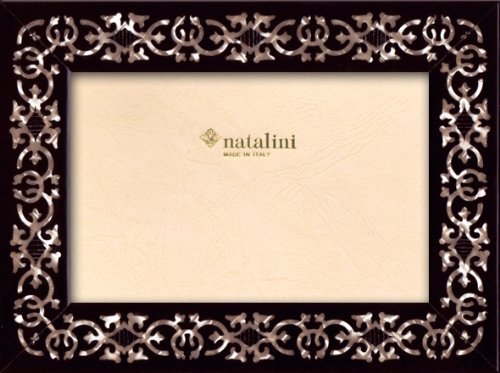 NATALINI, Marrakech NERA 10X 15 cm, Bilderrahmen mit Unterstützung für Tisch, Holz, Schwarz, äußere Ausmaß 15 X 20 X 1,5 cm NATALINI, Marrakech NERA 10X 15 cm, Bilderrahmen mit Unterstützung für Tisch, Holz, Schwarz, äußere Ausmaß 15 X 20 X 1,5 cm von Natalini