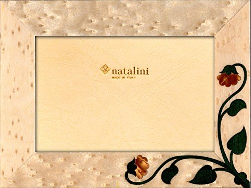 NATALINI, Siena Bianco 13X 18 cm, Bilderrahmen mit Unterstützung für Tisch, Holz, Weiß, äußere Ausmaß 18 X 23 X 1,5 cm NATALINI, Siena Bianco 13X 18 cm, Bilderrahmen mit Unterstützung für Tisch, Holz, Weiß, äußere Ausmaß 18 X 23 X 1,5 cm von Natalini