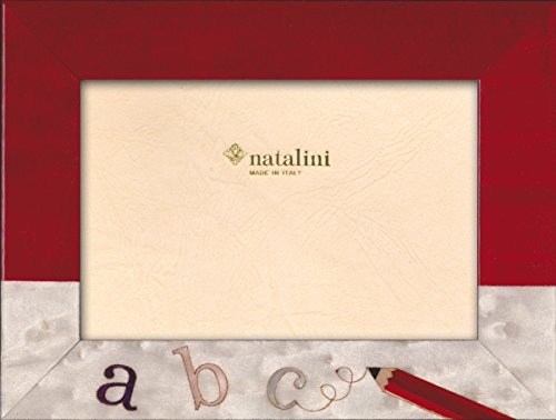 NATALINI, TITTA Rosso 13X 18 cm, Bilderrahmen mit Unterstützung für Tisch, Holz, Rot, äußere Ausmaß 18 X 23 X 1,5 cm NATALINI, TITTA Rosso 13X 18 cm, Bilderrahmen mit Unterstützung für Tisch, Holz, Rot, äußere Ausmaß 18 X 23 X 1,5 cm von Natalini