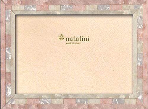 Natalini, QH ROSA 10X 15 cm, Bilderrahmen mit Unterstützung für Tisch, Holz, Rosarot, äußere Ausmaß 13 X 18 X 1,5 cm von Natalini