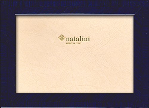 Natalini BIANTE BLU S. 13X18 Bilderrahmen mit Unterstützung für Tisch, Tulipwood, Dunkelblau, 13 X 18 X 1,5 von Natalini