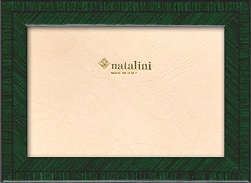 NATALINI BIANTE VERDONE 13X18 Bilderrahmen mit Unterstützung für Tisch, Tulipwood, Dunkelgrün, 13 X 18 X 1,5 von Natalini