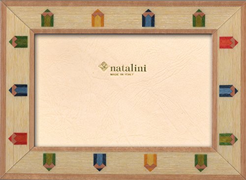 NATALINI Crayon 10X15 Bilderrahmen mit Unterstützung für Tisch, Tulipwood, natürliches Holz, 10 X 15 X 1,5 von Natalini