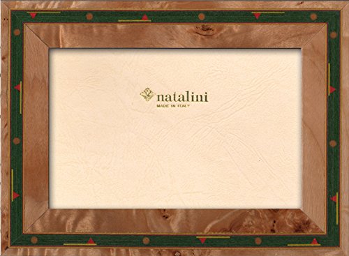 NATALINI Golf 10X15 Bilderrahmen mit Unterstützung für Tisch, Tulipwood, natürliches Holz, 10 X 15 X 1,5 von Natalini