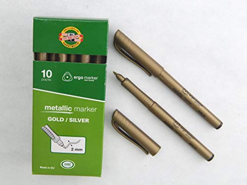 Koh-i-noor-Hardtmuth-Metallic-Marker Gold -, Faser-Stifte, Stifte, Tinten & Fibre Stifte Koh-i-noor-Hardtmuth-Metallic-Marker Gold -, Faser-Stifte, Stifte, Tinten & Fibre Stifte von Natalis