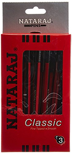 Nataraj Classic Kugelschreiber, schwarze Tinte, 20 Stück Nataraj Classic Kugelschreiber, schwarze Tinte, 20 Stück von Nataraj Brand