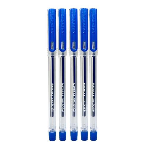 Nataraj Gelix Gel Kugelschreiber (Schreibfarbe blau) – 10 Stück von Nataraj