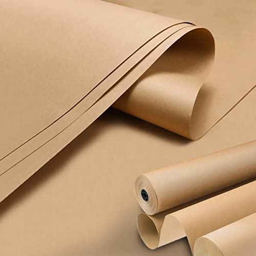 Braune Kraftpapierrolle, 100% reines Kraftpapier, umweltfreundlich, recycelbar und biologisch abbaubar, Geschenk- und Packpapierrolle, ideal für Heimwerker, Kunst, Handwerk, Geschenke, Post, Versand, Braune Kraftpapierrolle, 100% reines Kraftpapier, umweltfreundlich, recycelbar und biologisch abbaubar, Geschenk- und Packpapierrolle, ideal für Heimwerker, Kunst, Handwerk, Geschenke, Post, Versand, von Nationwide Paper
