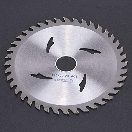 Kreissäge Vielseitige Präzisionsschneidklinge Langlebige Hartmetall-Holzbearbeitungs-Trennscheiben Rad 125 X 22,23 X 40 Zähne Kreissäge Vielseitige Präzisionsschneidklinge Langlebige Hartmetall-Holzbearbeitungs-Trennscheiben Rad 125 X 22,23 X 40 Zähne von Natudeco