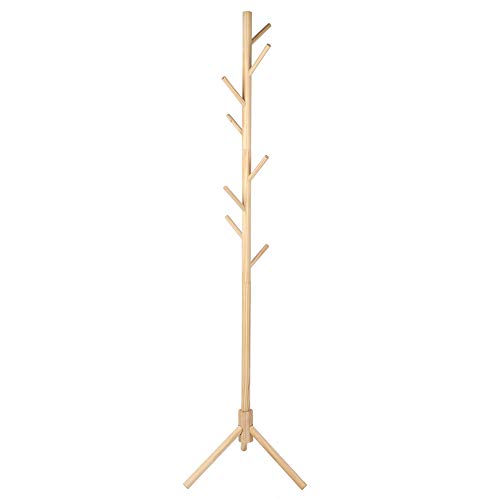 Natudeco Garderobenständer aus Holz in Baumform, Kleiderständer, Huttaschen, Schalaufhänger, Stoffbodenregal, Organizer für Zuhause, Schlafzimmer Natudeco Garderobenständer aus Holz in Baumform, Kleiderständer, Huttaschen, Schalaufhänger, Stoffbodenregal, Organizer für Zuhause, Schlafzimmer von Natudeco