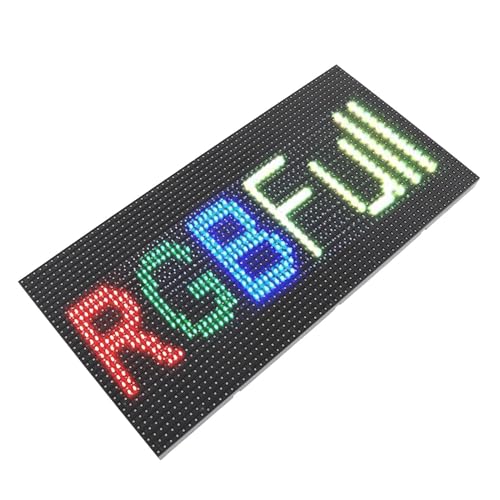 Natudeco LED-Schild 12,6 x 6,3 Zoll P10 Vollfarb-Scrolling-Digitaltafel LED-Anzeigenbildschirm für Schaufenster, Salons, Cafés von Natudeco