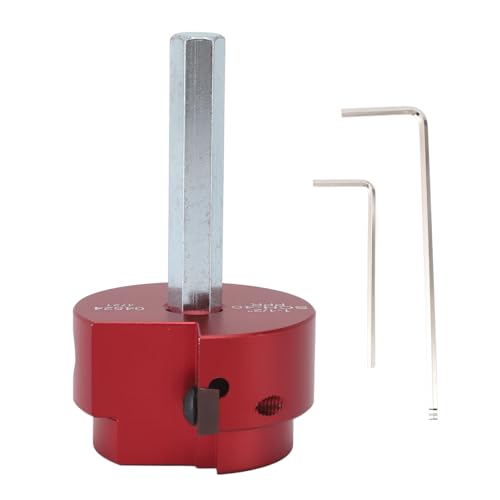 Natudeco PVC-Rohr-Reibahle-Set, Aluminiumlegierung, Rohrverschraubungs-Reibahle, PVC-Verschraubungs-Steckschlüssel-Sparer, Steckschlüssel-Reibahle-Set für Wasserleitungen, (1,5 in) von Natudeco