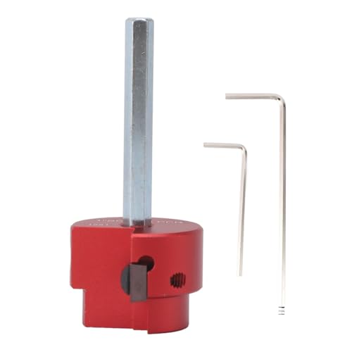 Natudeco PVC-Rohr-Reibahle-Set, Aluminiumlegierung, Rohrverschraubungs-Reibahle, PVC-Verschraubungs-Steckschlüssel-Sparer, Steckschlüssel-Reibahle-Set für Wasserleitungen, (1 in) von Natudeco