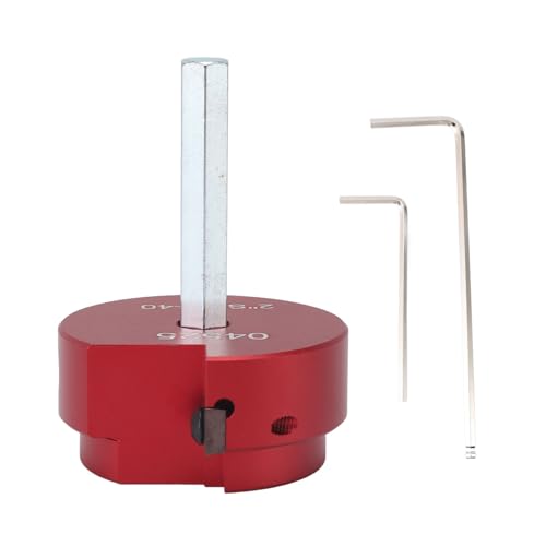 Natudeco PVC-Rohr-Reibahle-Set, Aluminiumlegierung, Rohrverschraubungs-Reibahle, PVC-Verschraubungs-Steckschlüssel-Sparer, Steckschlüssel-Reibahle-Set für Wasserleitungen, (2 in) von Natudeco