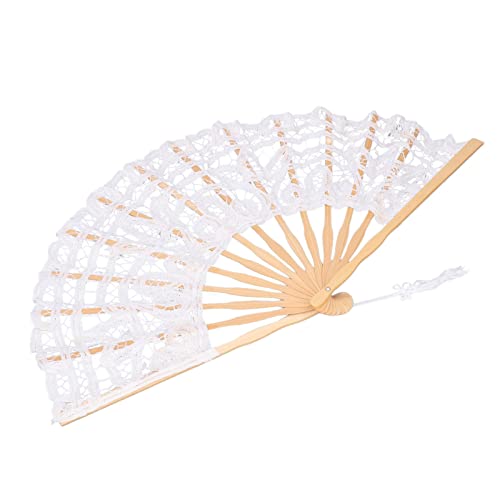 Natudeco Spitzen-Handfächer, Europäischer Faltbarer Handfächer, Vintage-dekorativer Spitzenfächer, Eleganter Damen-Spitzenfächer Für Hochzeit, Tanzparty Und Heimdekoration Natudeco Spitzen-Handfächer, Europäischer Faltbarer Handfächer, Vintage-dekorativer Spitzenfächer, Eleganter Damen-Spitzenfächer Für Hochzeit, Tanzparty Und Heimdekoration von Natudeco